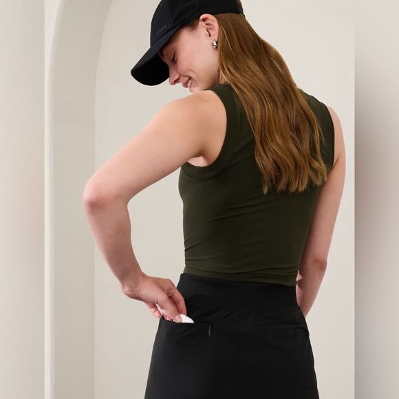 Athleta Brooklyn Mid Rise Ankle Pant Black Size 6 New NWOT - Picture 7 of 16